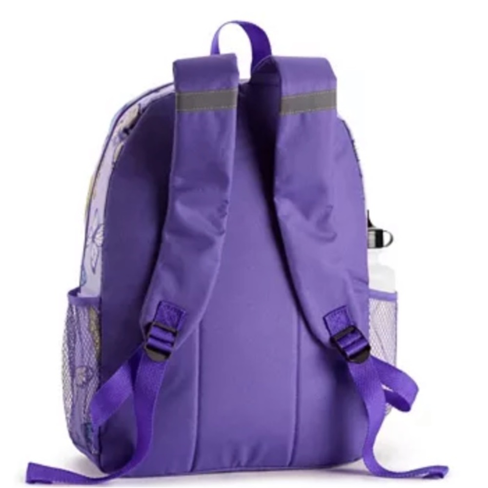 Girls Print Backpack with lunchbox - Picture 3 of 4